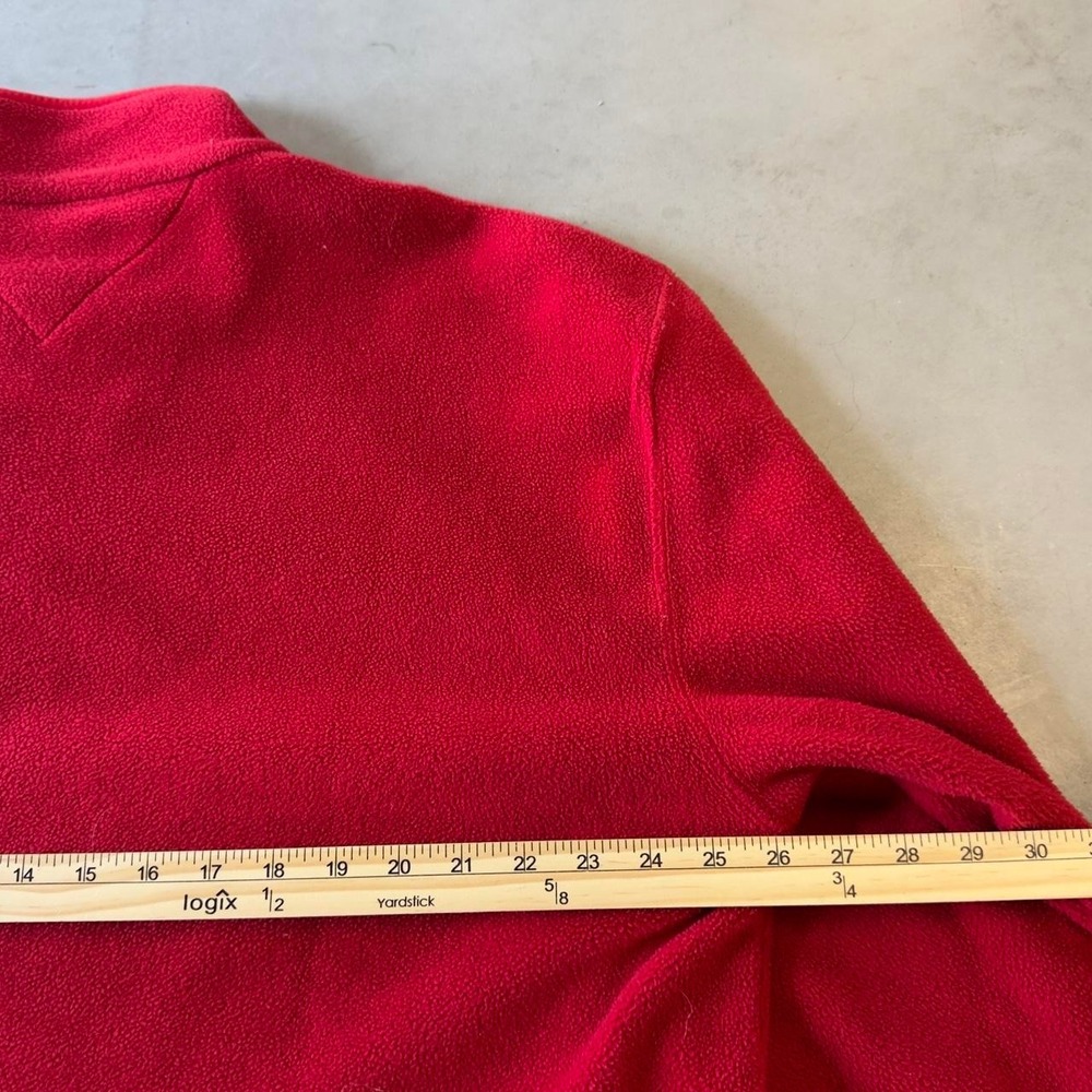 Vintage red Tommy Hilfiger Synchilla outdoor hiking style snap fleece - Picture 4 of 6